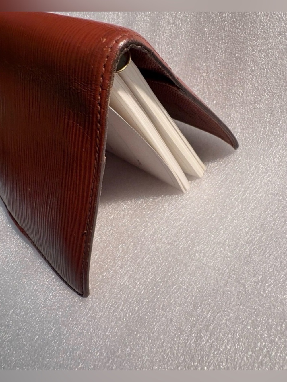 Louis Vuitton Epi Agenda PM Planner Organizer Kenyan Fawn Brown Vintage Spain - Picture 10 of 10